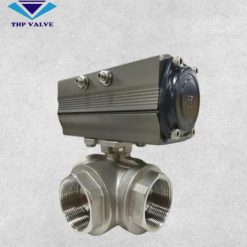 van bi điều khiển khí nén tác động kép 1a