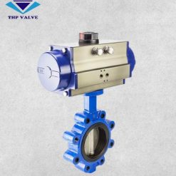 van bướm bánh răng điều khiển khí nén 1a