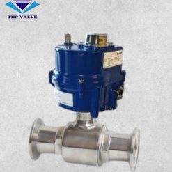van bi inox vi sinh điều khiển điện 1a