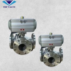 van bi điều khiển khí nén lắp bích 1a