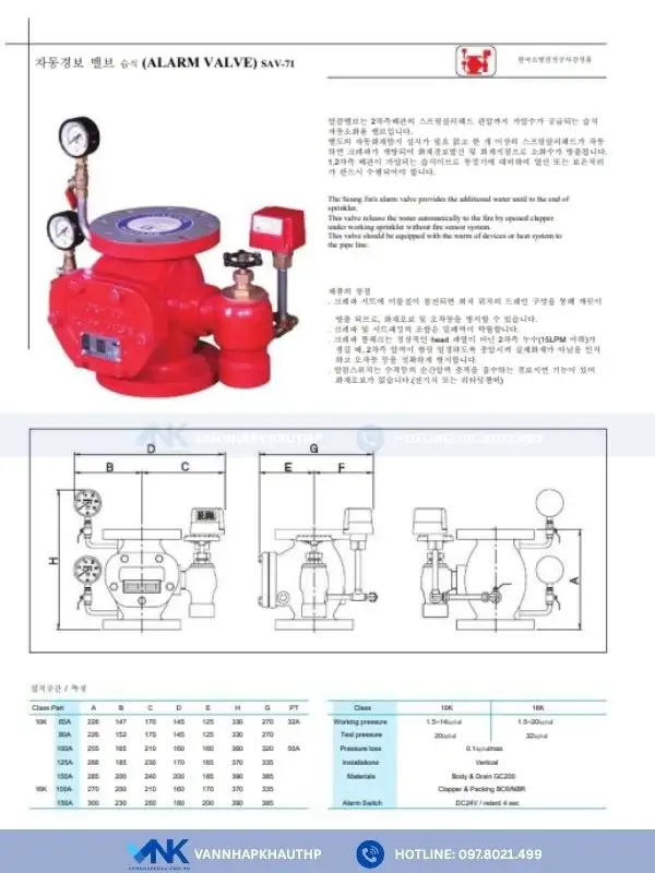 Catalog van báo động Seung jin