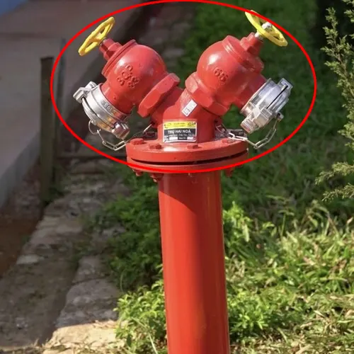 Thiết bị van góc chữa cháy được dùng trong hệ thống đường ống