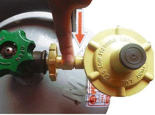 Thiết bị có nhiệm vụ giảm áp suất đầu ra của gas làm cho bộ bình chứa gas hoạt động an toàn hơn