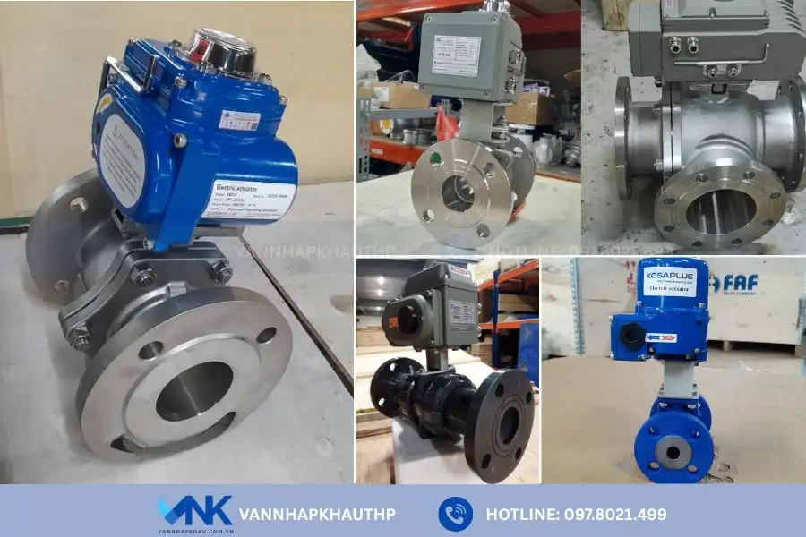 Ứng dụng Van bi điện DN125 đa dạng