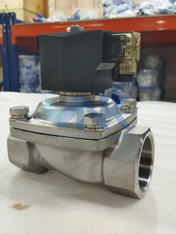 Van điện từ hơi inox