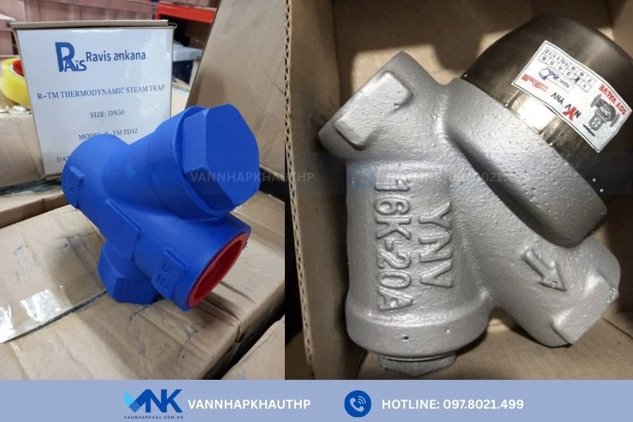 Bẫy hơi đồng tiền thiết kế nhỏ gọn