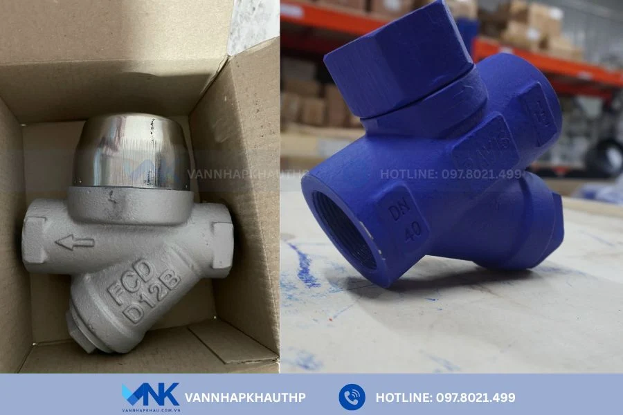 mua bẫy hơi đồng tiền chuẩn