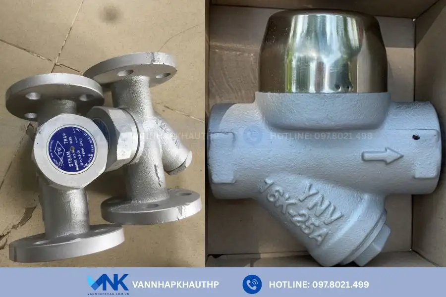 Bẫy hơi đồng tiền nhập khẩu Hàn Quốc chính hãng