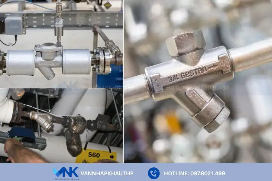 Các ứng dụng chính của bẫy hơi đồng tiền Hàn Quốc