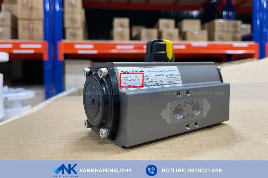 Bộ điều khiển khí nén AD125-ADP 125 chuyên dùng cho van cỡ lớn