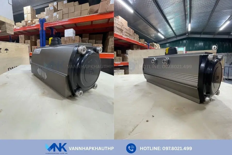Bộ truyền động khí nén AD80-ADP80 đóng mở theo góc (tuyến tính)
