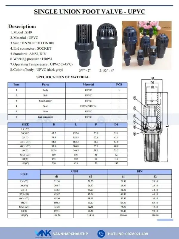 Catalogue rọ bơm nhựa chi tiết