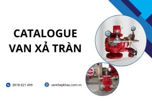 Catalogue Van xả tràn