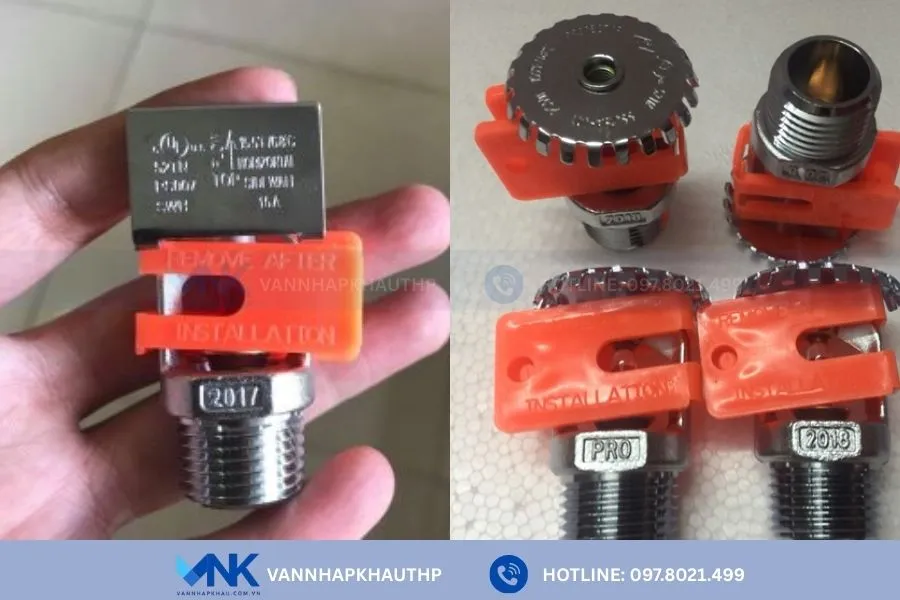 Đầu phun chữa cháy Sprinkler dạng phun tường