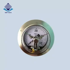 Đồng hồ đo áp suất 3 kim chân sau có vành - Wise Hàn Quốc