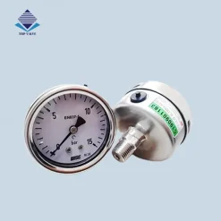 Đồng hồ áp suất chân sau có vành