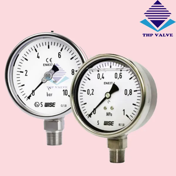 cách chọn đồng hồ đo áp suất Wise P252 Hàn Quốc