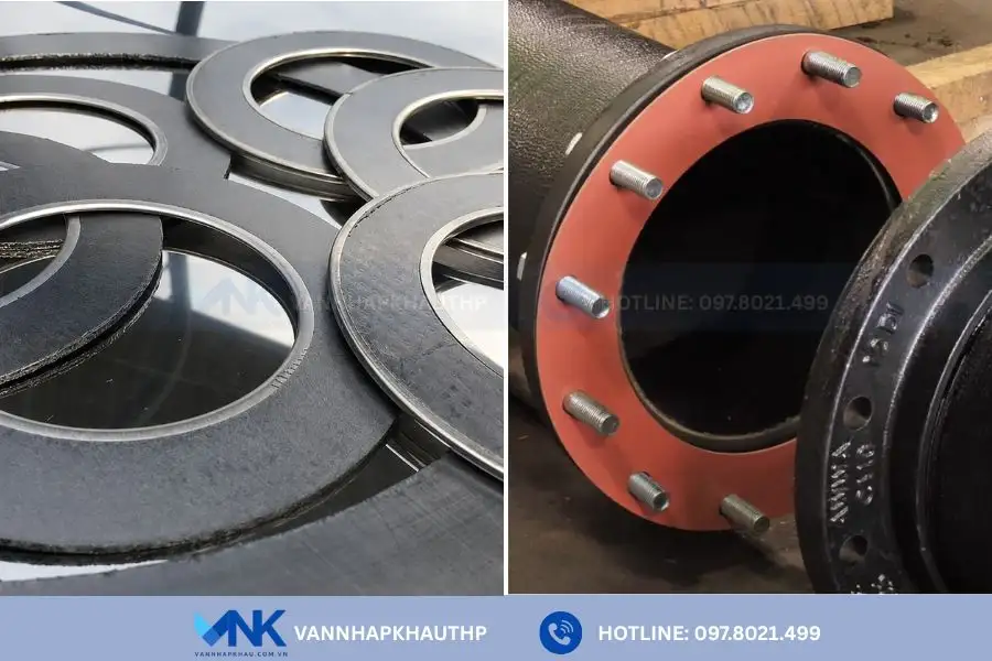 Gioăng kim loại thường dùng làm kín trong các hệ thống áp lực cao
