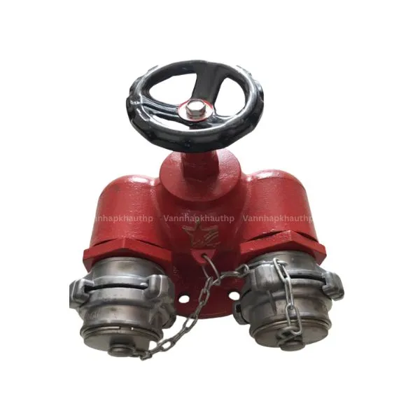 Họng tiếp nước chữa cháy 2 cửa