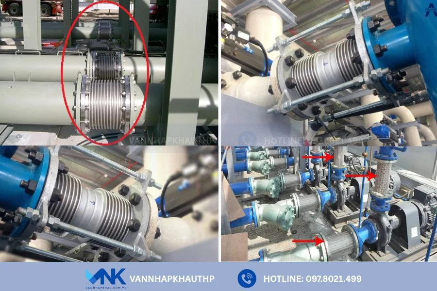 Khớp nối inox áp lực và các ứng dụng thực tế