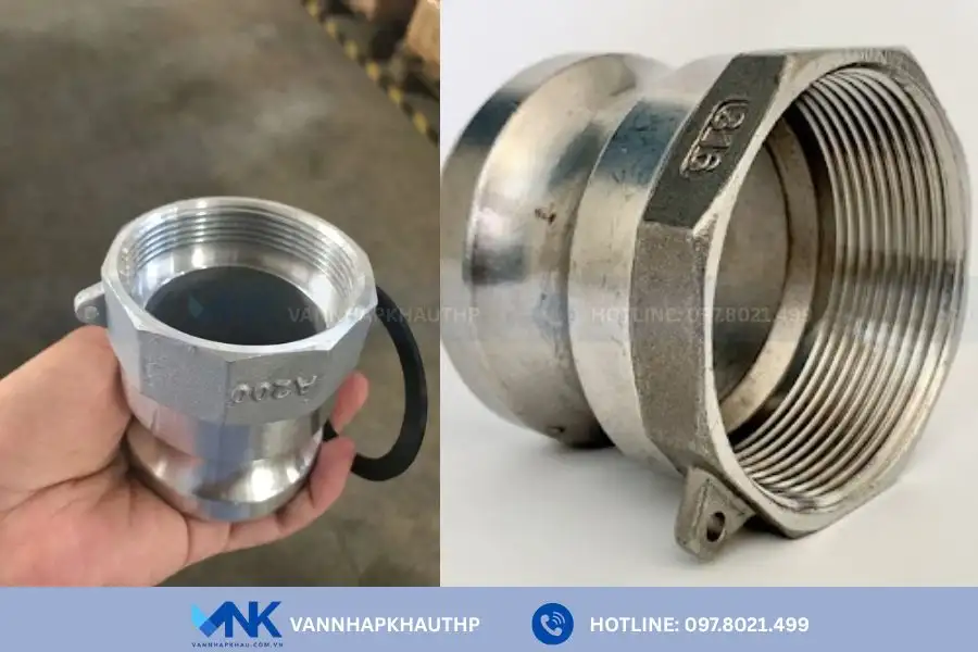 Khớp nối nhanh kiểu A sử dụng cho hệ thống có đầu nối ren ngoài