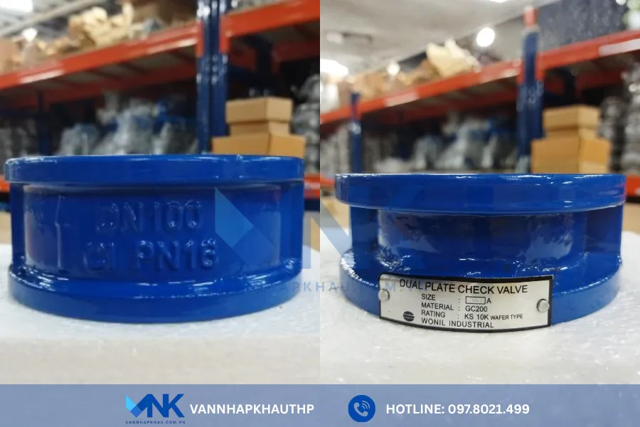 Van 1 chiều cánh bướm Wonil thích hợp lắp đặt ở không gian nhỏ hẹp