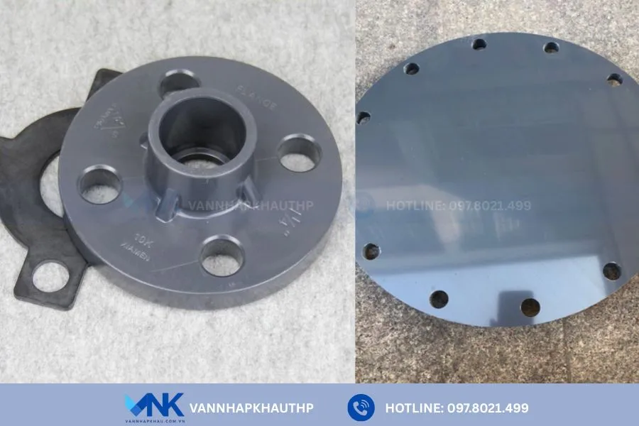 Mặt bích nhựa PVC phổ biến nhất