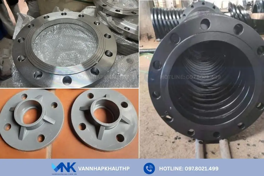 Các loại mặt bích rỗng phân theo chất liệu