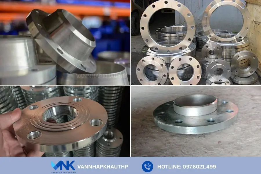 Các loại mặt bích rông phân theo thiết kế