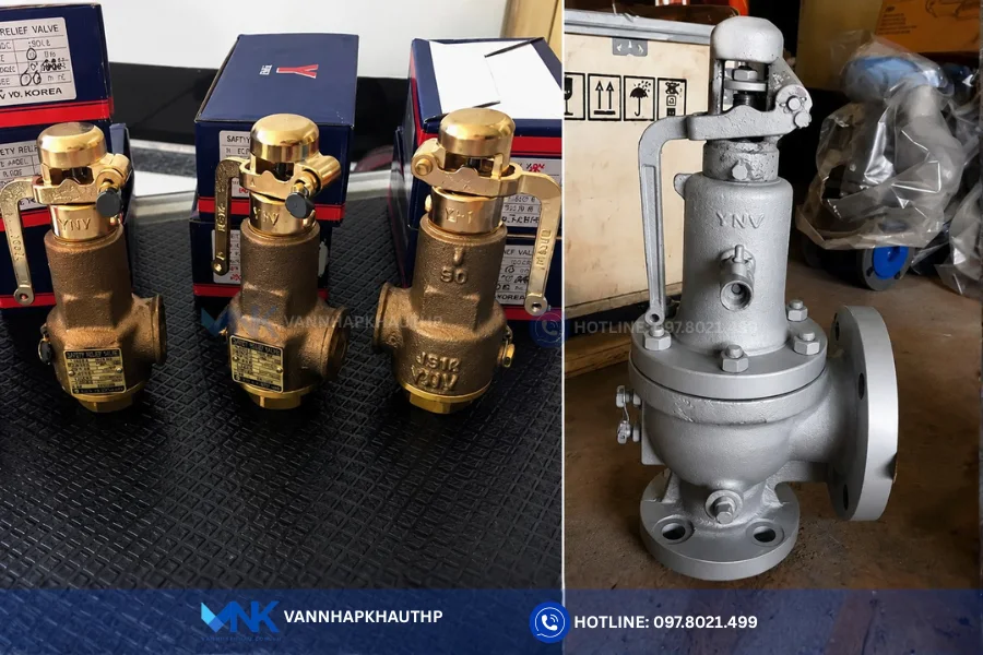 Địa chỉ mau van an toàn Hàn Quốc chính hãng