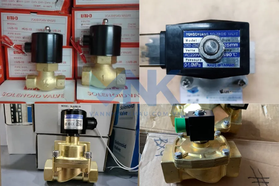 Mua van điện từ dùng cho hơi nóng chính hãng, giá tốt tại VannhapkhauTHP