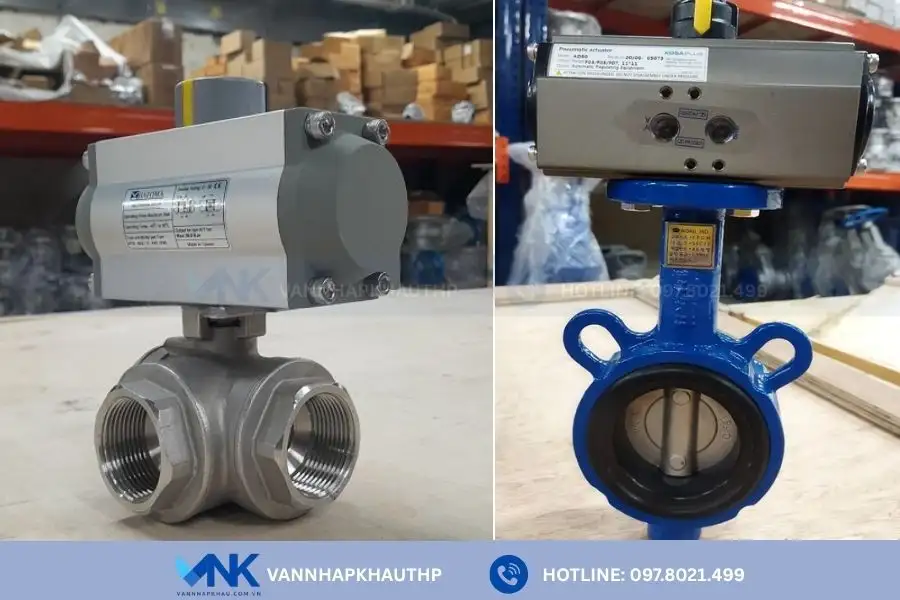 Pneumatic control valve là van điều khiển khí nén