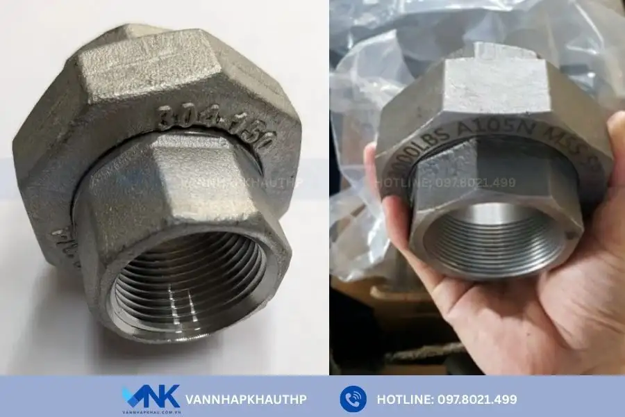 Rắc co thiết kế kiểu nối ren