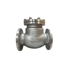 Van 1 chiều lá lật wonil inox mặt bích