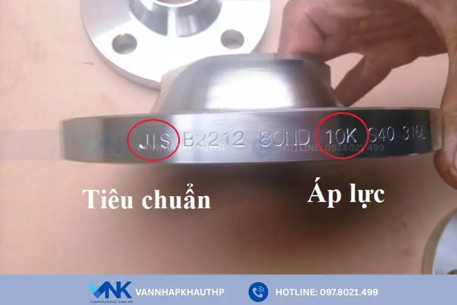 Sử dụng tiêu chuẩn mặt bích JIS để đồng bộ hệ thống