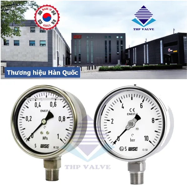 ứng dụng của đồng hồ đo áp suất Wise P252 Hàn Quốc