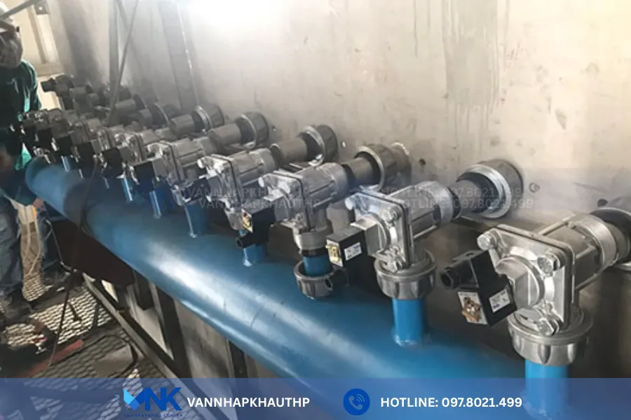 Ứng dụng van giũ bụi