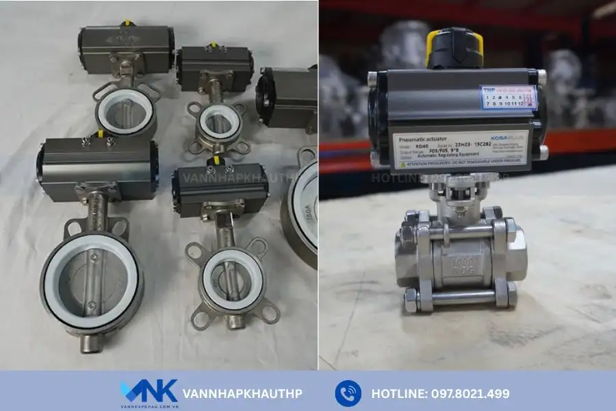 Pneumatic control valve sở hữu nhiều ưu điểm