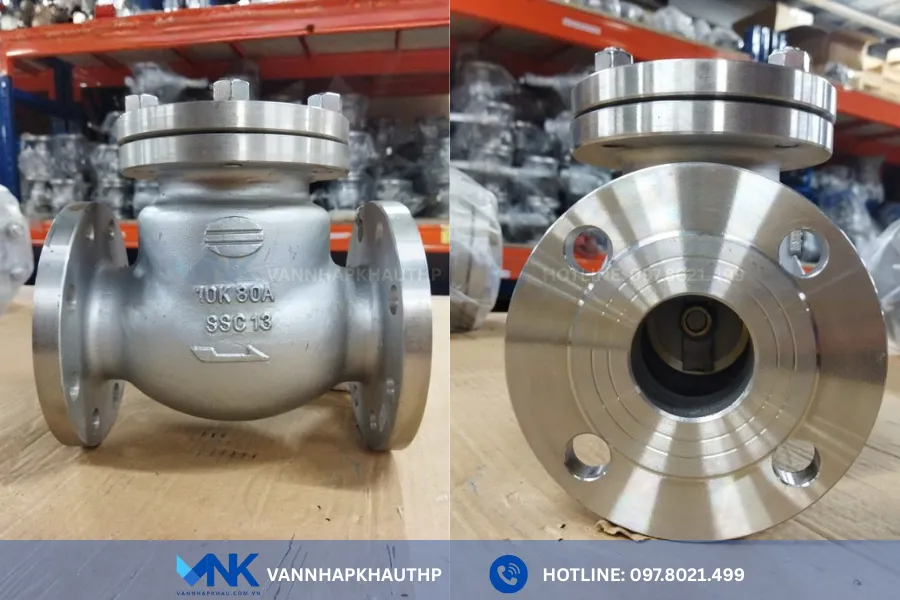 Van một chiều lá lật DN80 Wonil