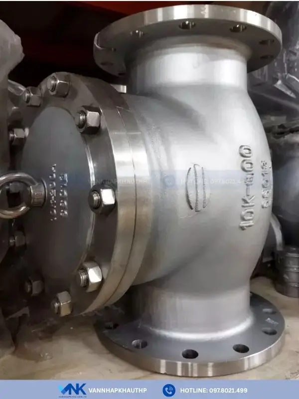 Van một chiều lá lật Wonil làm từ inox