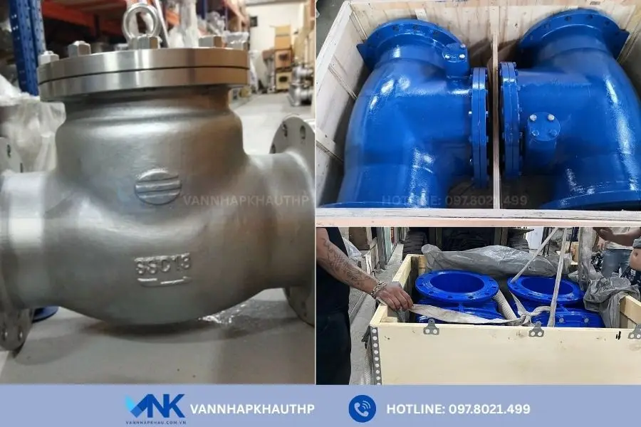 Van Nhập Khẩu phân phối chính hãng van một chiều lá lật Wonil DN400 tại Việt Nam