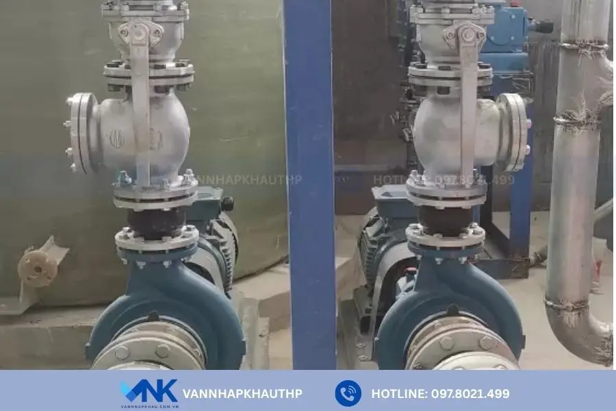 Ứng dụng thực tế của van một chiều lá lật Wonil