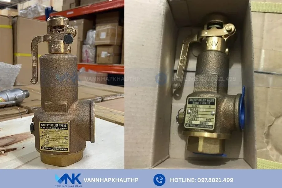 Van an toàn YNV nối ren model LSV-1S