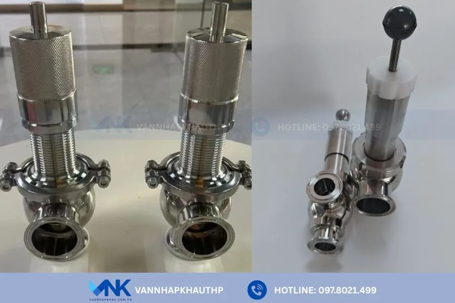 Van an toàn inox vi sinh chuyên dùng trong môi trường yêu cầu độ sạch cao