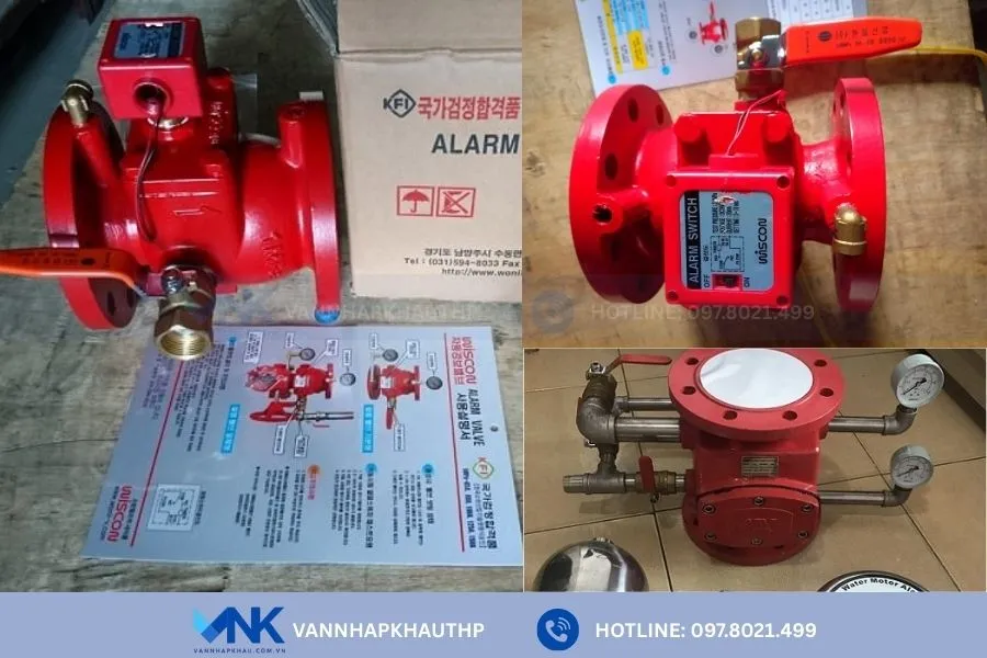 Van báo cháy, van báo động PCCC