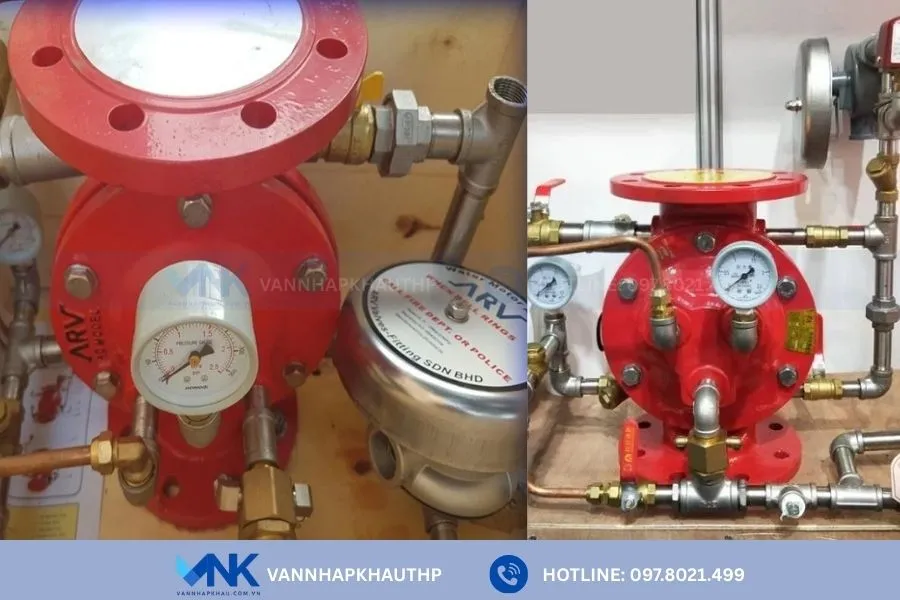 Van báo cháy dùng trong hệ khí