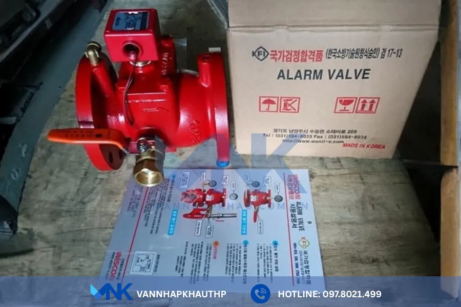 Van chữa cháy Hàn Quốc sử dụng đúng cách để hệ thống hoạt động ổn định lâu dài