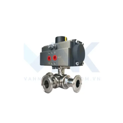 Van bi 3 ngã điều khiển khí nén