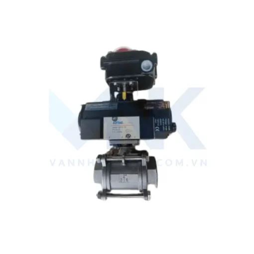 Van bi điều khiển khí nén lắp van điện từ khí nén