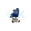 Van bi inox vi sinh 3 ngã điều khiển điện